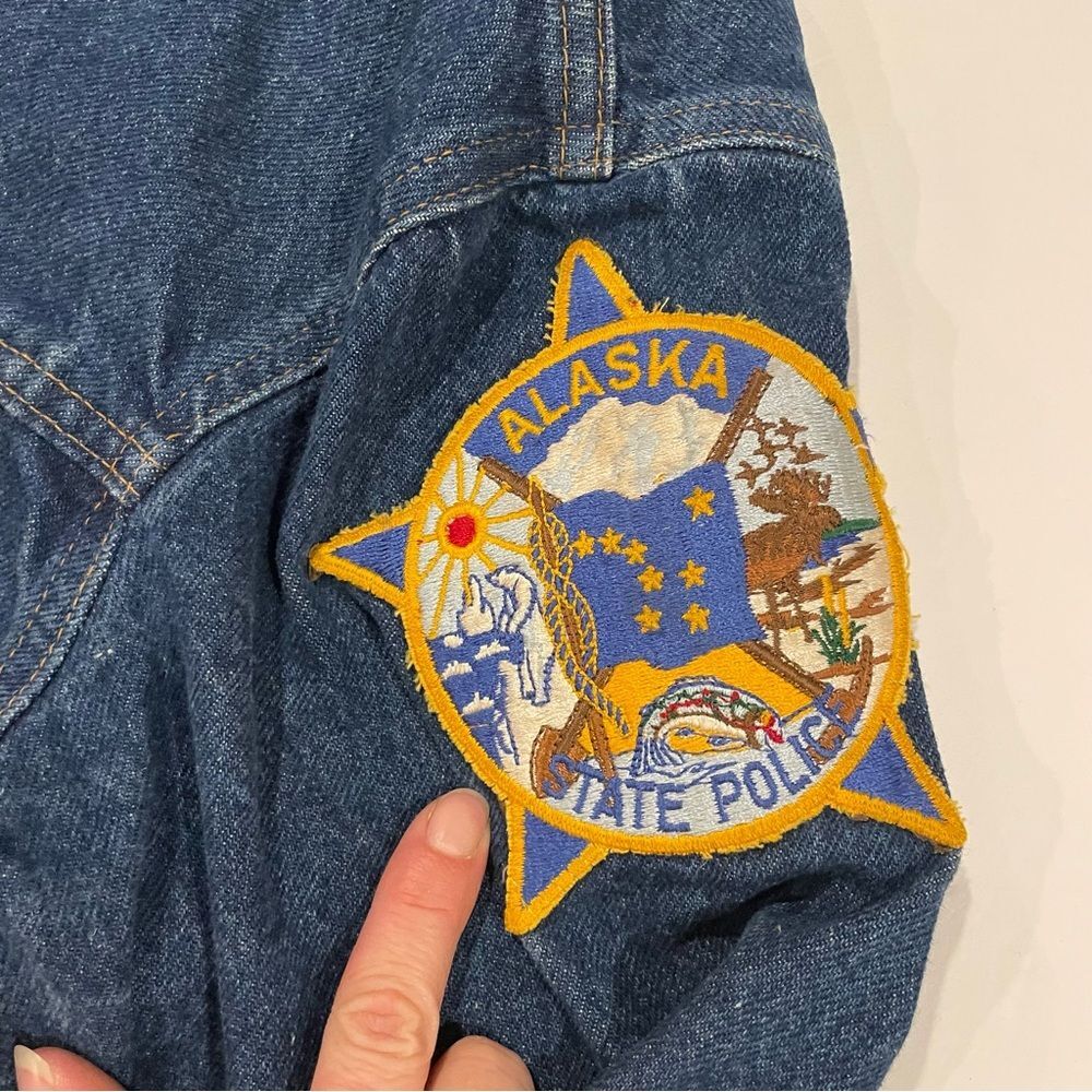 Vintage 70’s-80’s Lee Riders Denim Alaska Hit Cop… - image 3